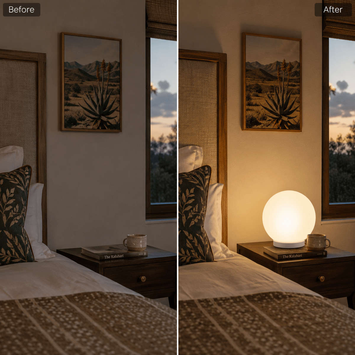 LED Table Lamp - Glam RGB + Warm White