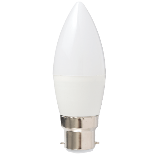 5W LED B22 Frosted Candle Daylight Bulb