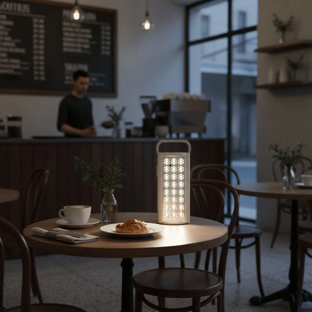 White 12W Rechargeable LED Lantern