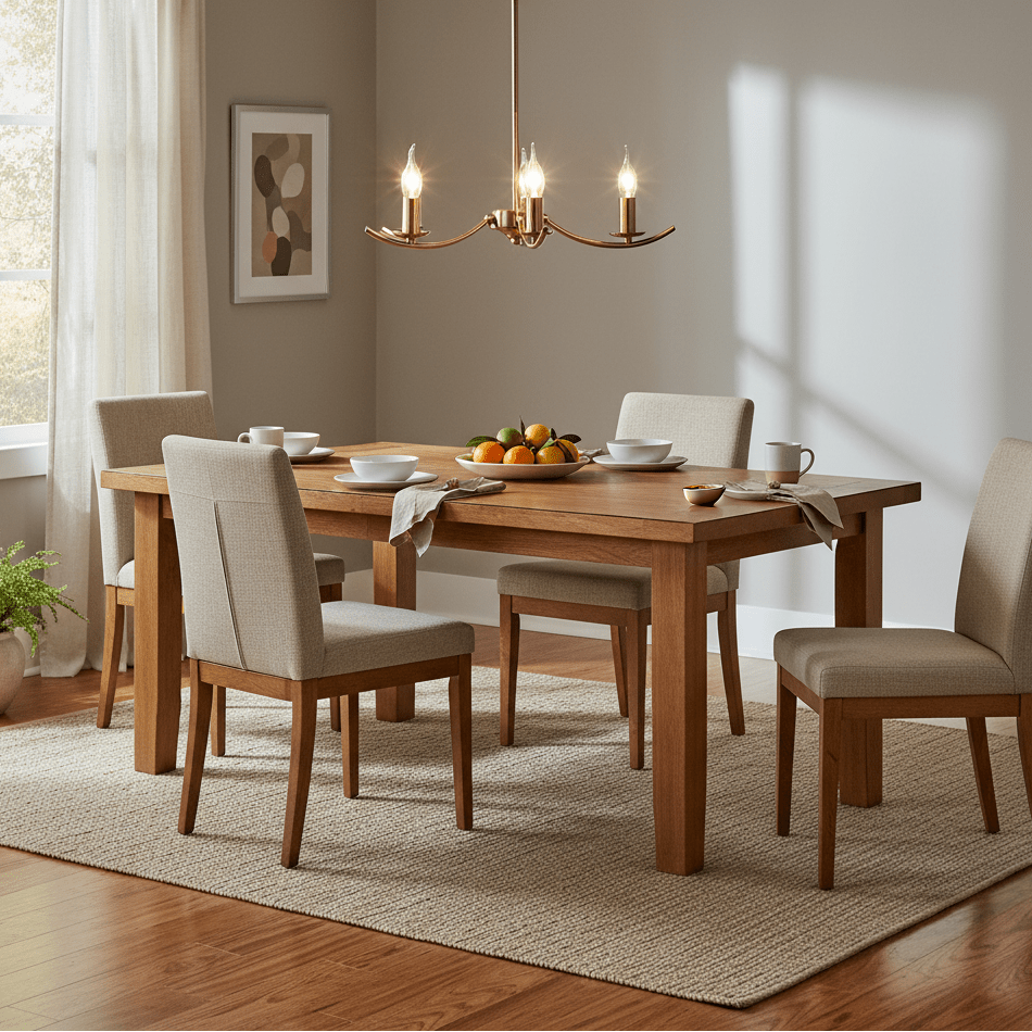 Elim 5 Light Gold Chandelier