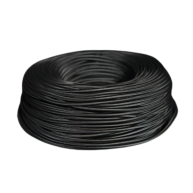 2 Core Fabric Cable - Black
