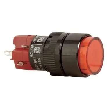 Red Illuminated Pushbutton Switch 16mm 1NO+1NC