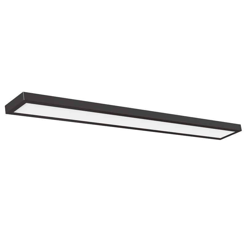 1200 Surface Mount Linear CCT LED Panel Light - Black