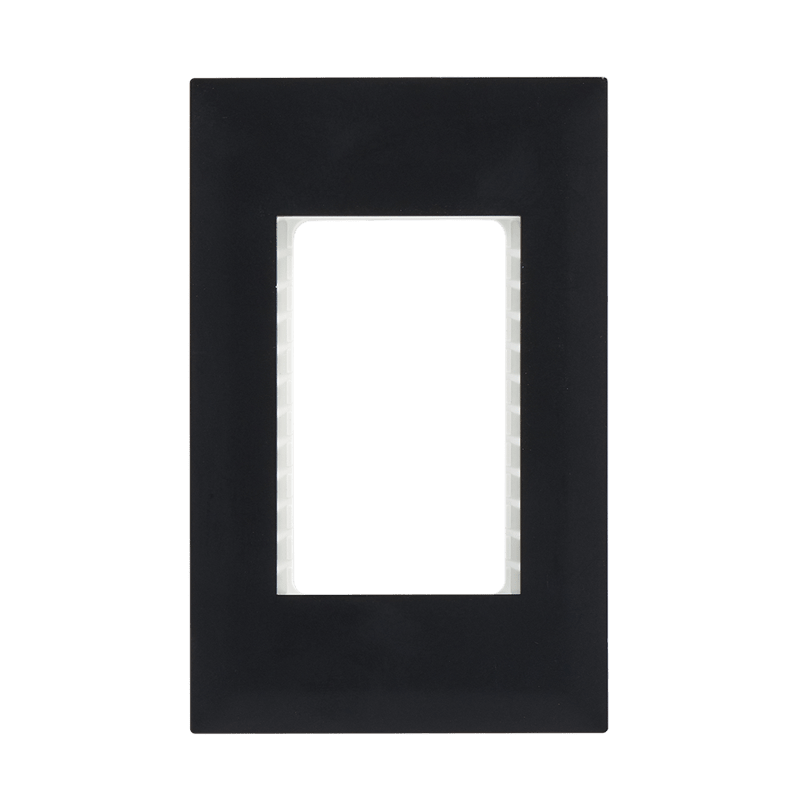 Black Triple Module Cover Plate - ECP Range
