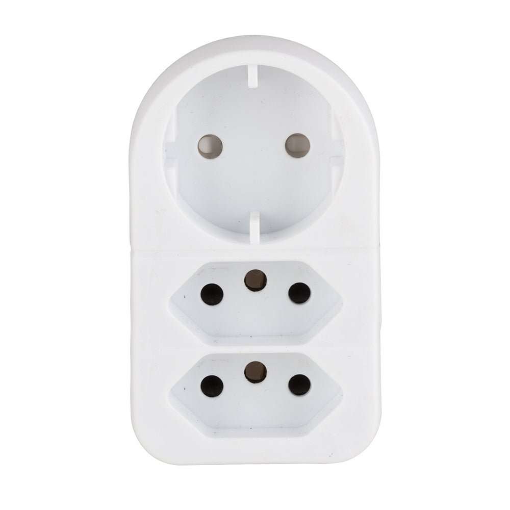 3 Way Adapter Dual Plug Sockets