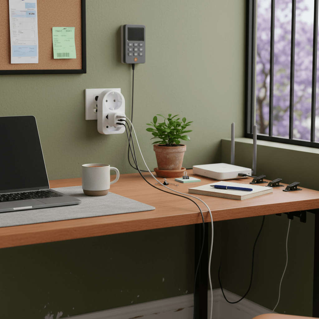 3 Way Adapter Dual Plug Sockets