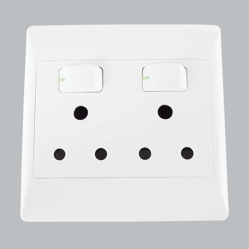 EPL White Socket - 16 Amp Double Socket