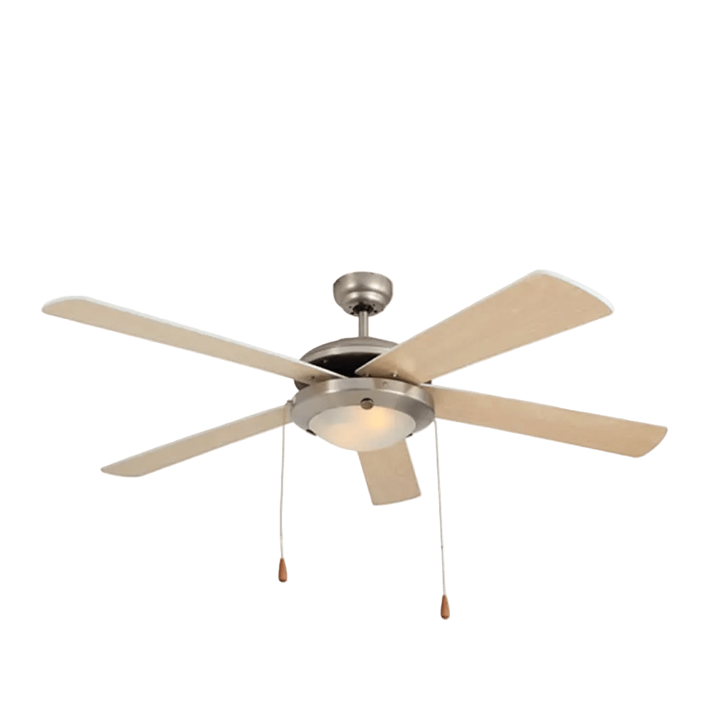 Comet Ceiling Fan 5 Blades Natural Wood