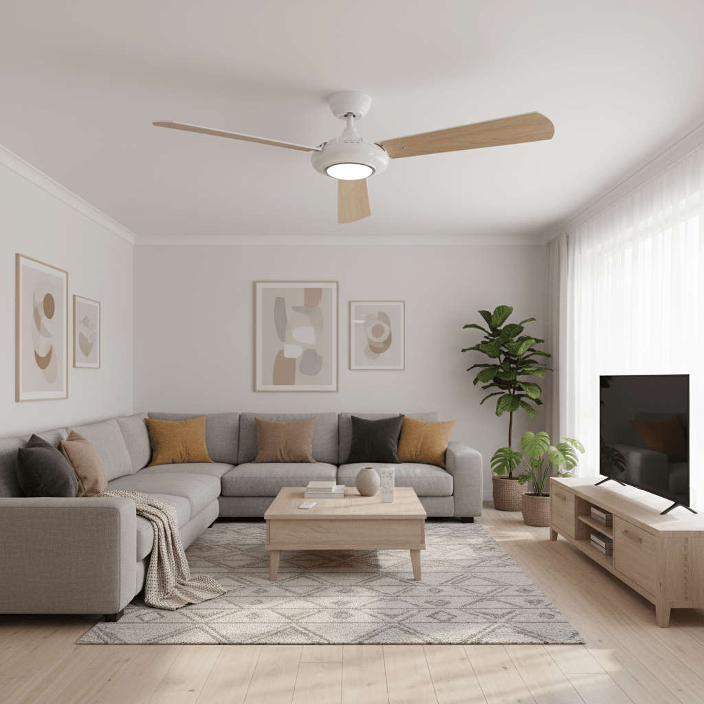 3 Blade LED Ceiling Fan - Reversible Blades