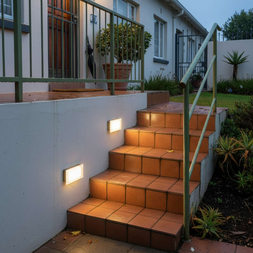 LED Footlight Polycarbonate Base with Glass Cover IP65