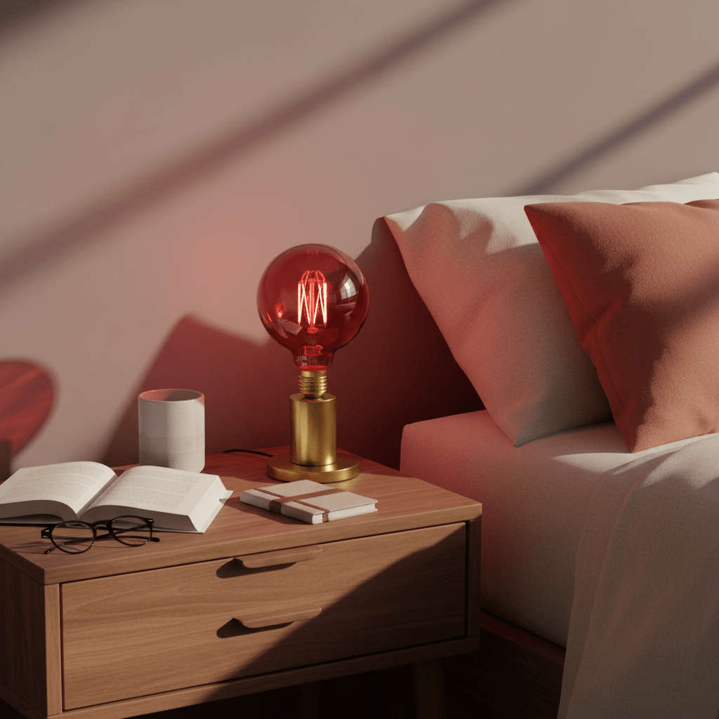 LED Bulb - 2W G95 Filament - Red