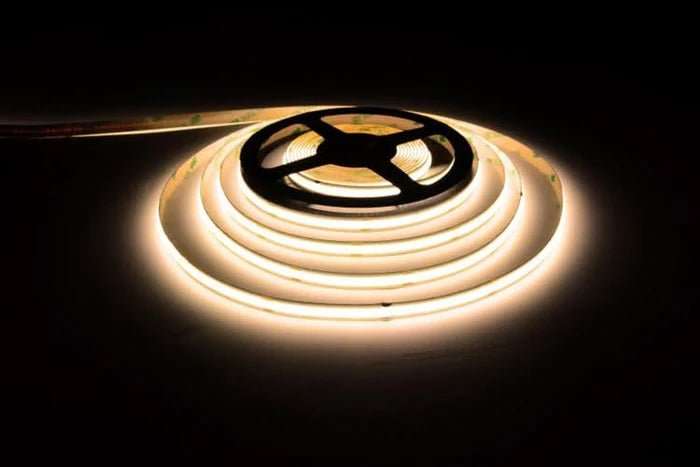 LED Strip Light 24V  8W COB CRI90 (5 Year)  Warm White (3000K)