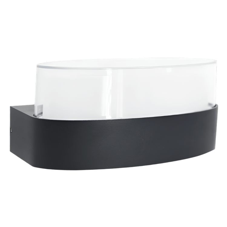 Warm White Black LED Wall Light