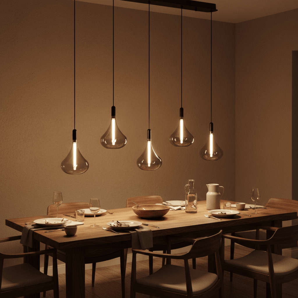 Cape Grape Smoke Glass LED Pendant Light