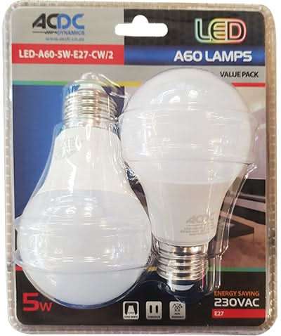 LED Bulb - 5W E27 Value Pack