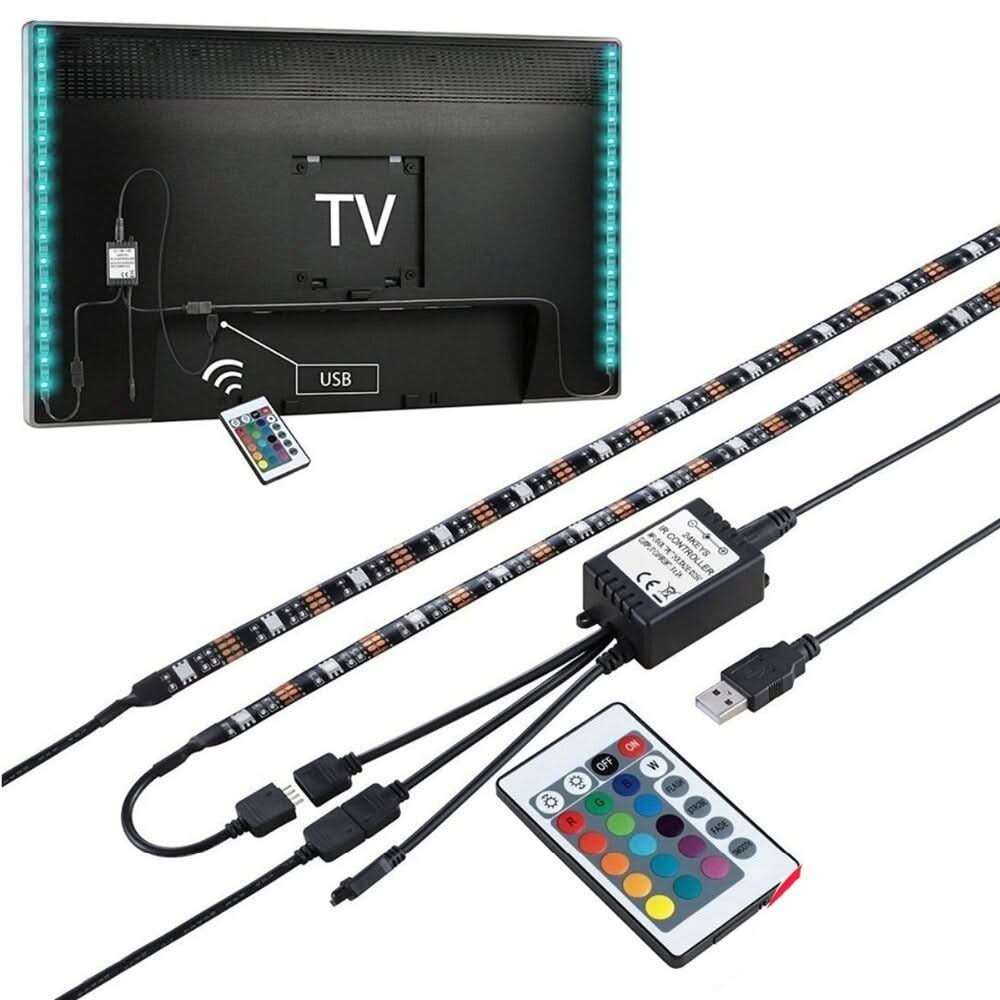 LED Television Mood Striplight Kit - RGBW
