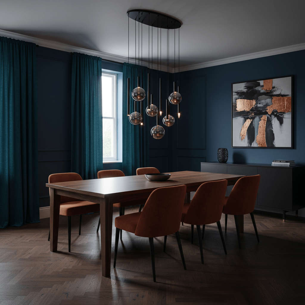 Smoke Glass Round Cluster Pendant Light