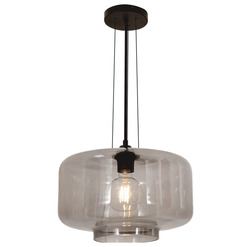 Idle Smoke Glass Pendant Light