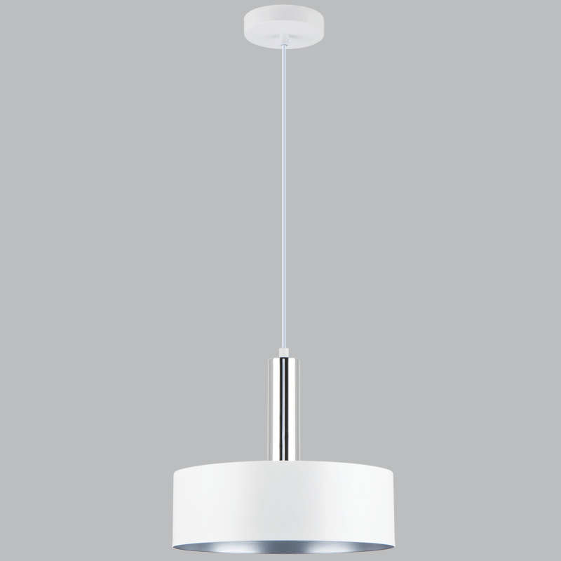 Doma White & Chrome Pendant Light