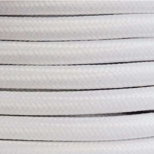 White Canvas Cable 20m
