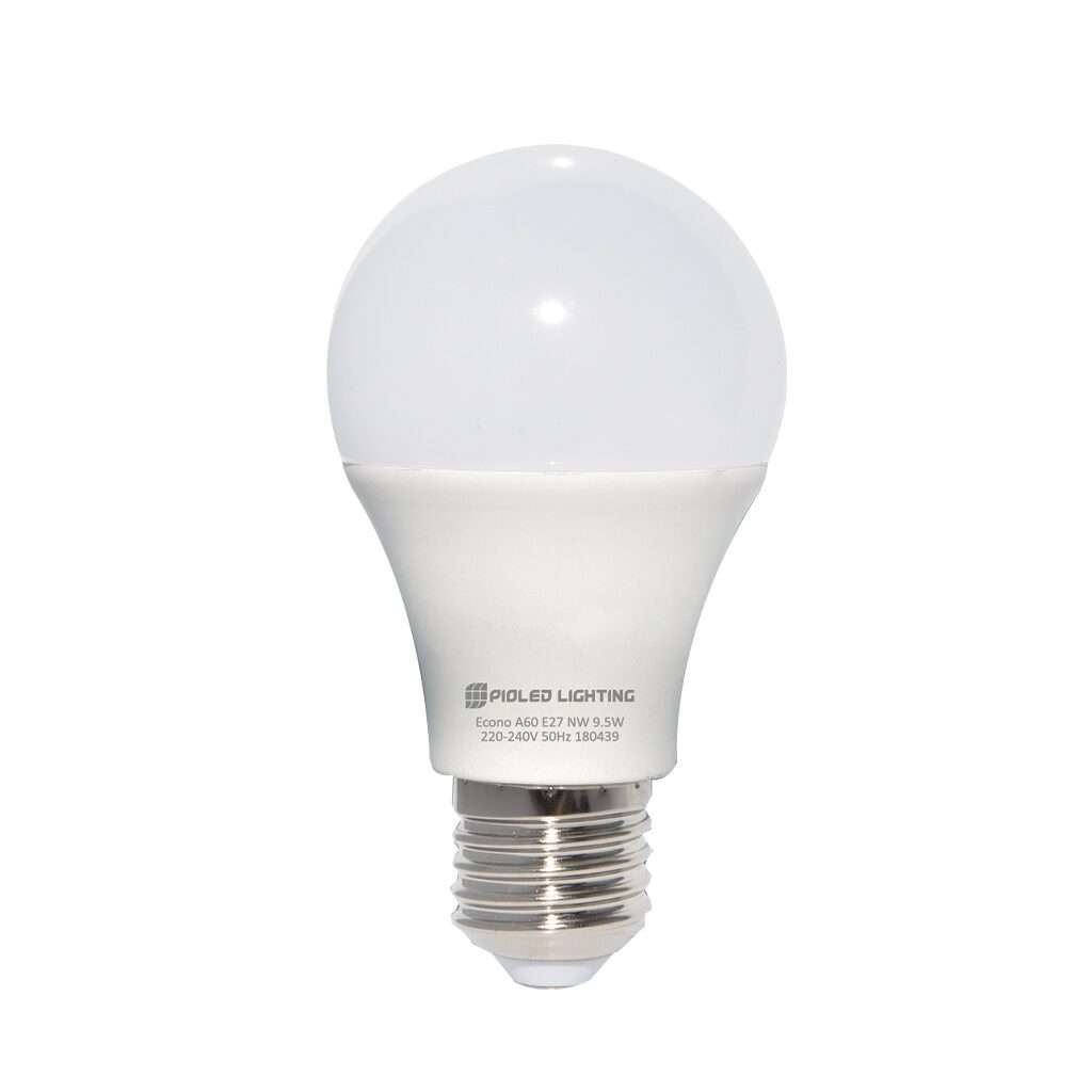 9.5W A60 LED Bulb  E27, 4000K Cool white
