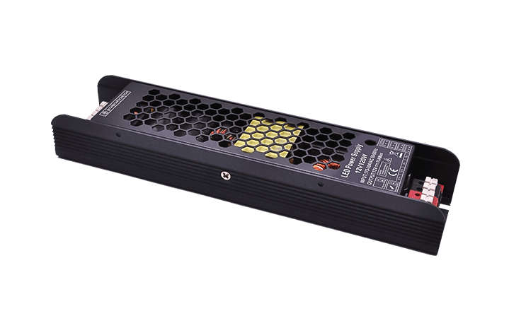 LED Power Supply - 12Vdc 120W - Surge Protected Slim Design