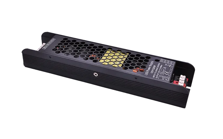 LED Power Supply - 12Vdc 120W - Surge Protected Slim Design