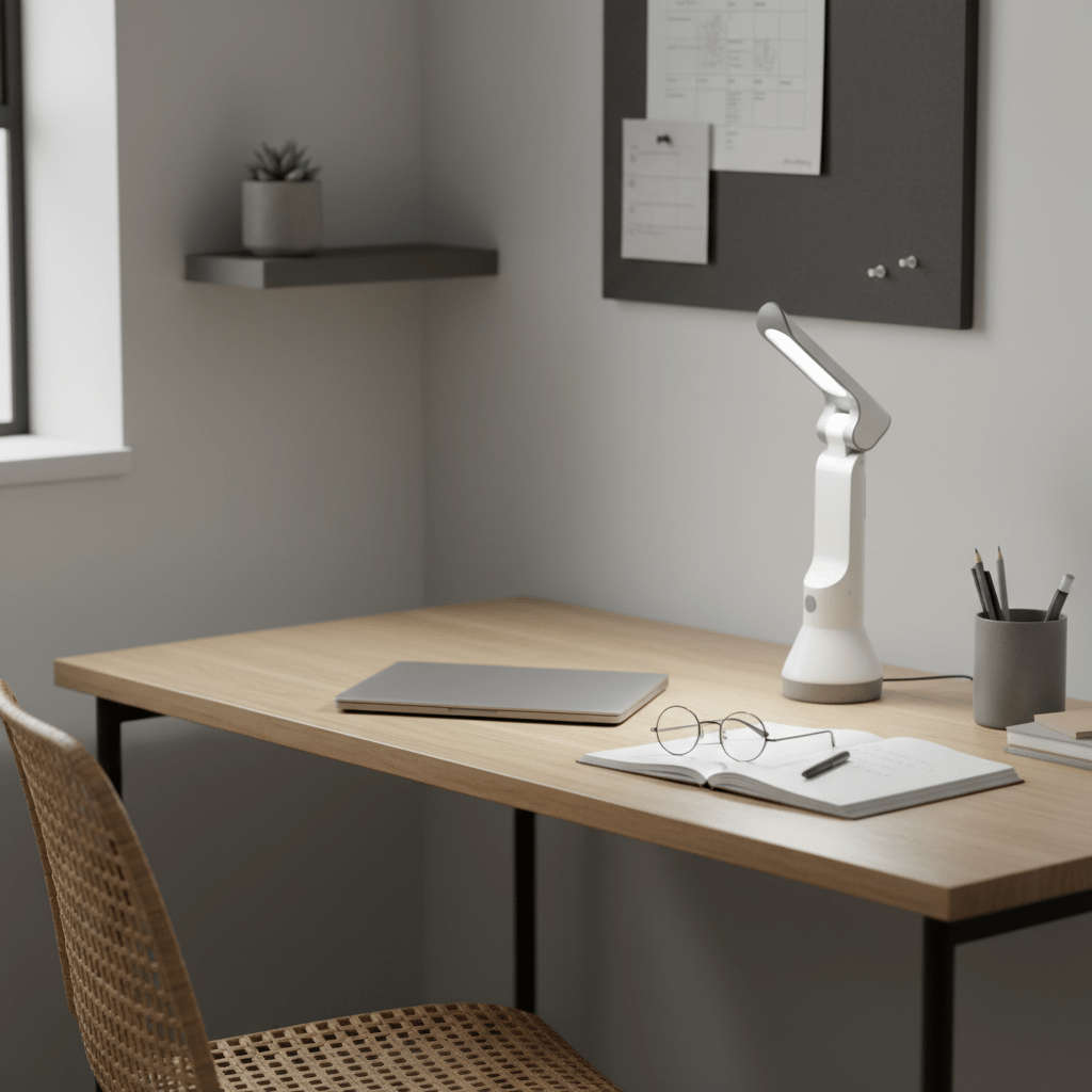 Rechargeable Flashlight White LED & Desk Lamp