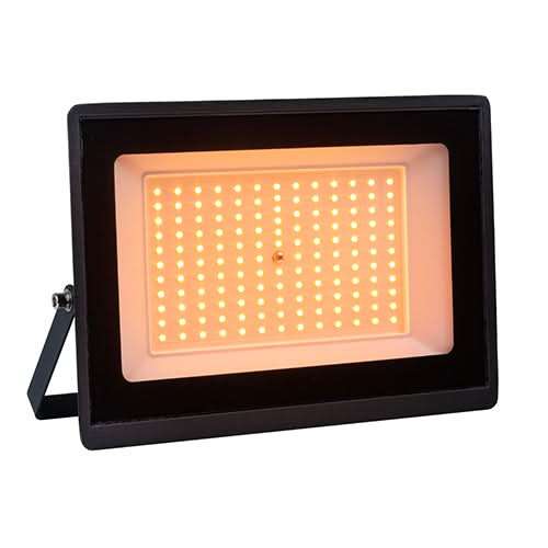 Amber Insect-Repelling 100W LED Floodlight