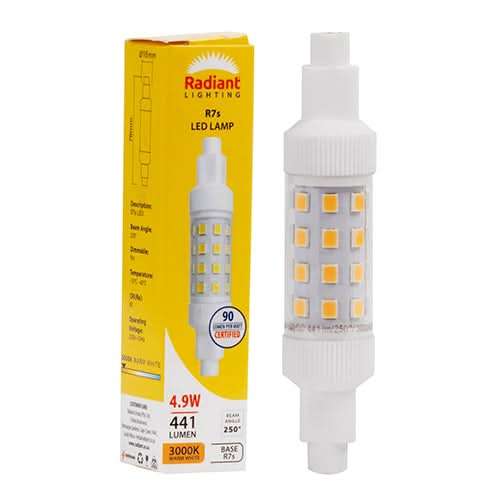 4.9W LED R7s J78mm - 6500K Linear Bulb