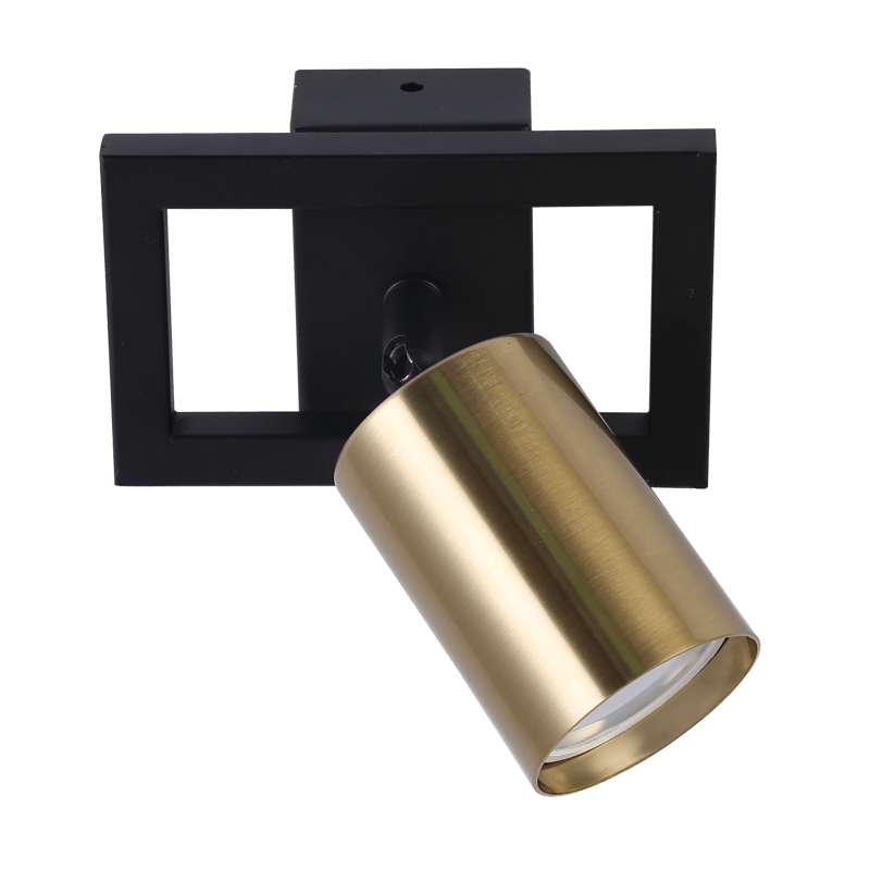 Sammi Black & Brass Spotlight - 1 Light