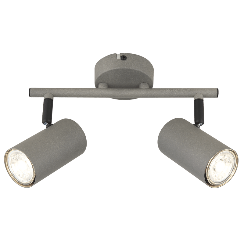Kala Sandy Grey 2 Light Spotlight