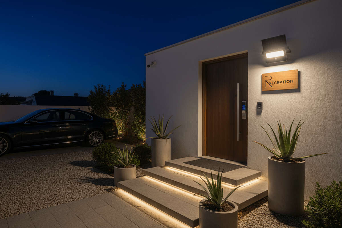 Solar LED Floodlight - 16 Watt, 1600 Lumens, Motion Sensor