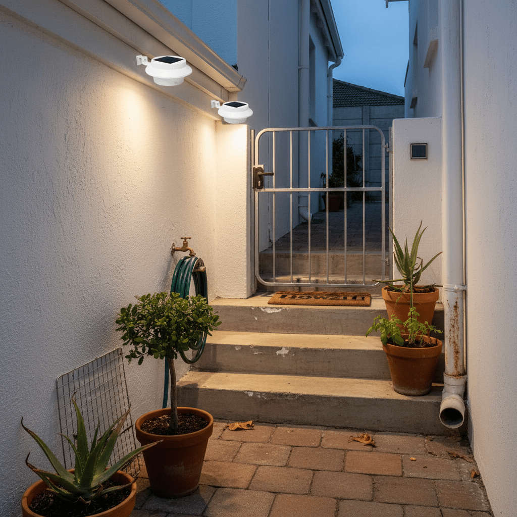 Solar Gutter Light