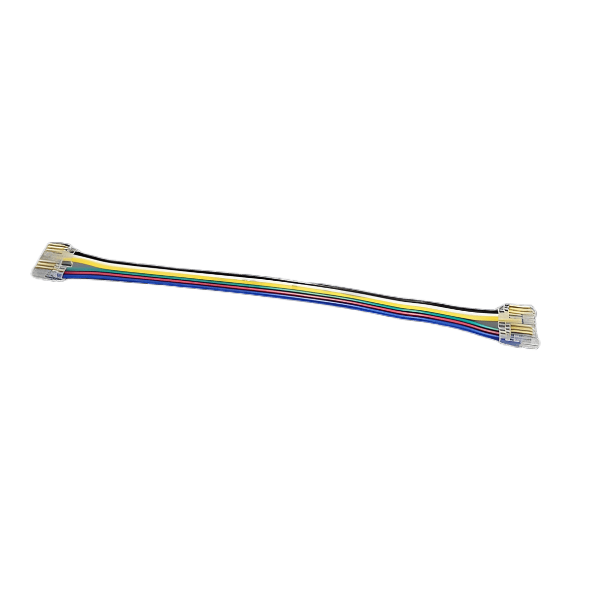 COB RGB+CCT LED Strip Light Connectors (6 Wire) - Strip to Wire