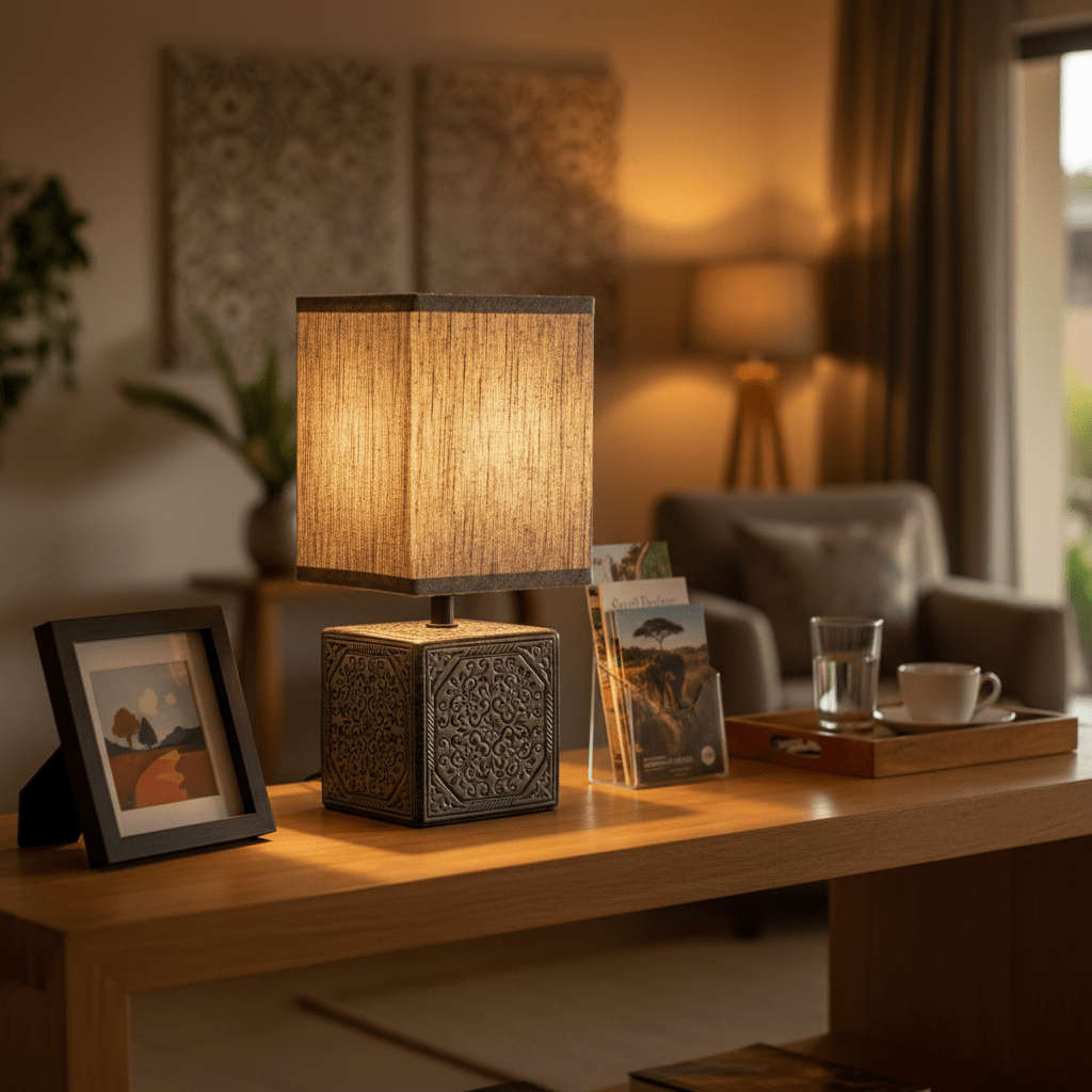 Madeira Black Table Lamp