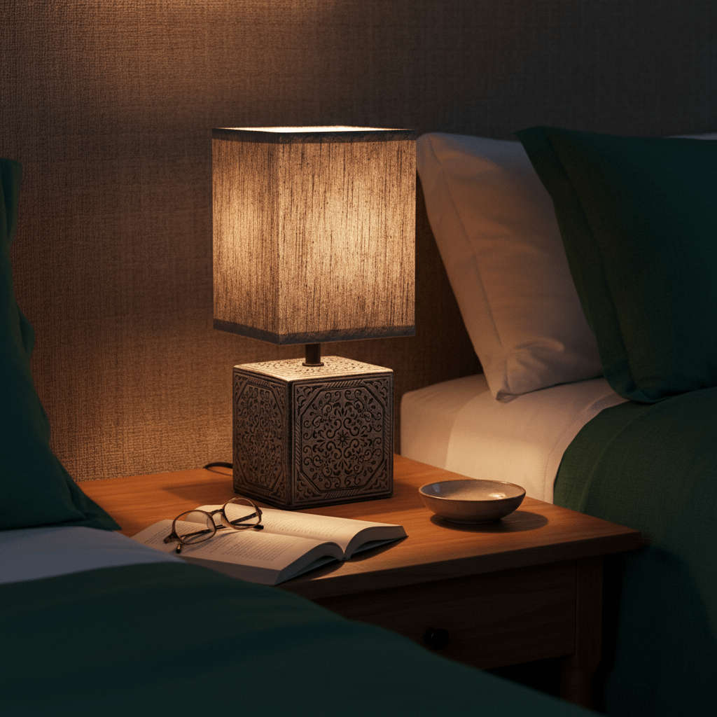 Madeira Black Table Lamp