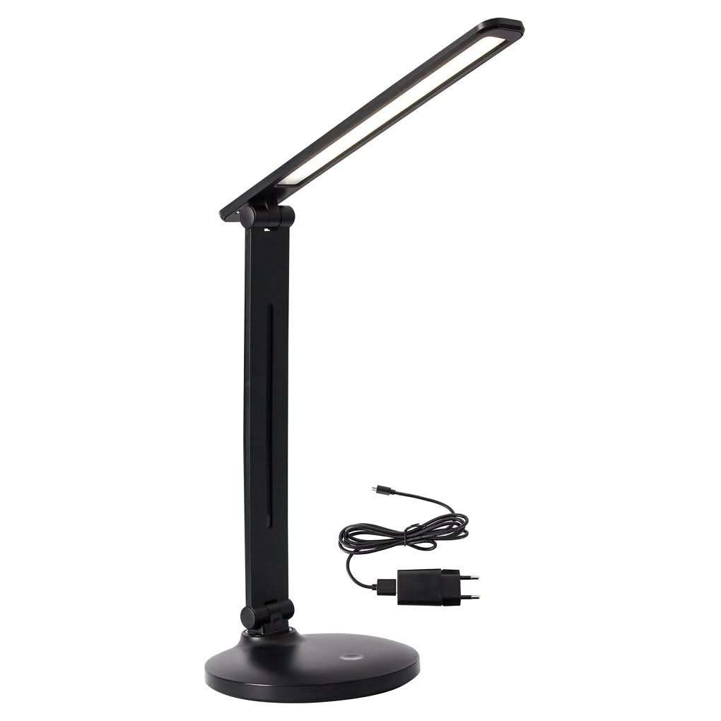 Link Black Rechargeable Desk Lamp