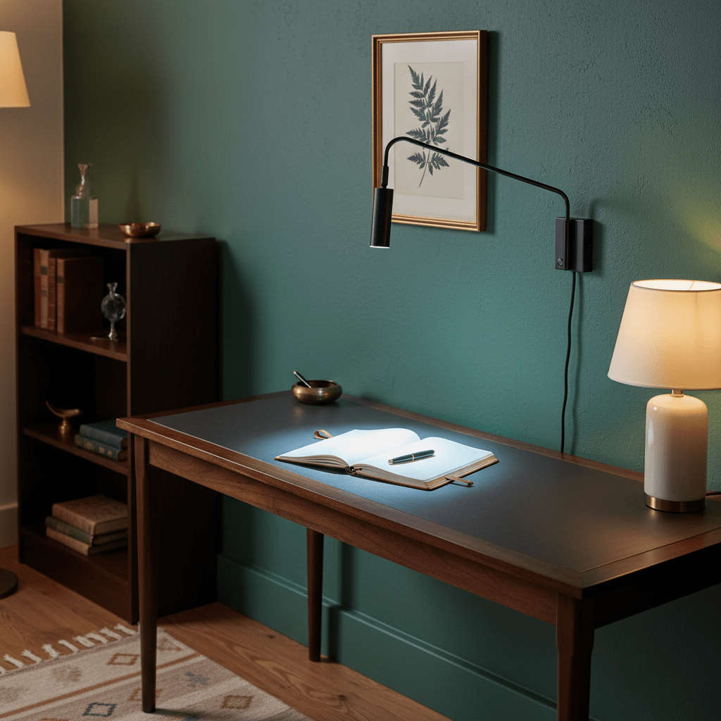 5W Corded LED Reading Light