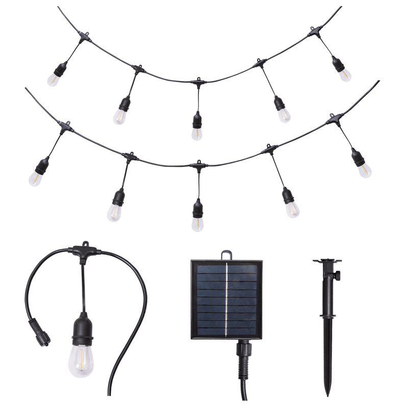 Solar Outdoor String Light Kit - IP65
