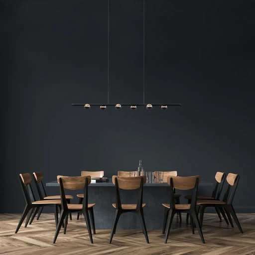 Marrakesh Black & Gold LED Pendant Light