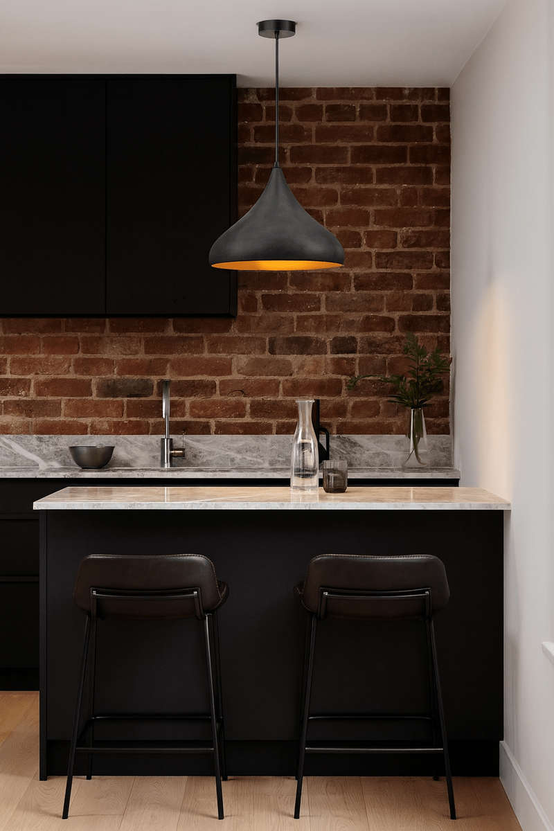 Black Ruf Pendant Light