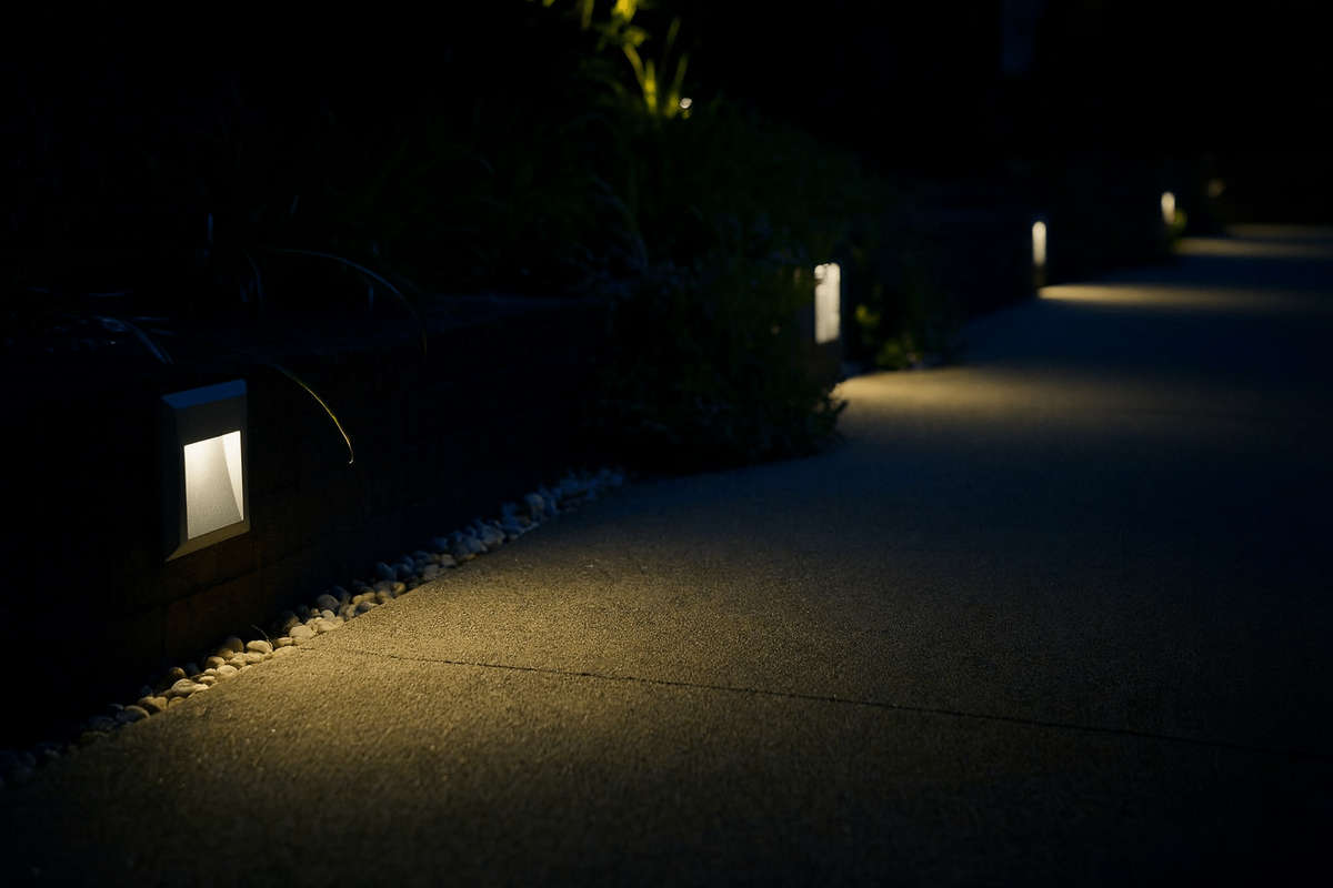 OZO Grey LED Foot Light IP65