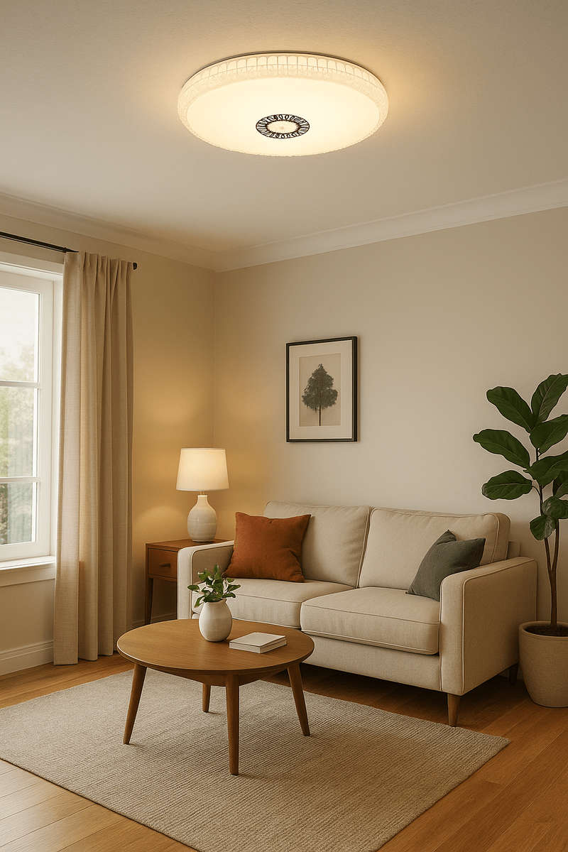 Warm White Opal LED Ceiling Light