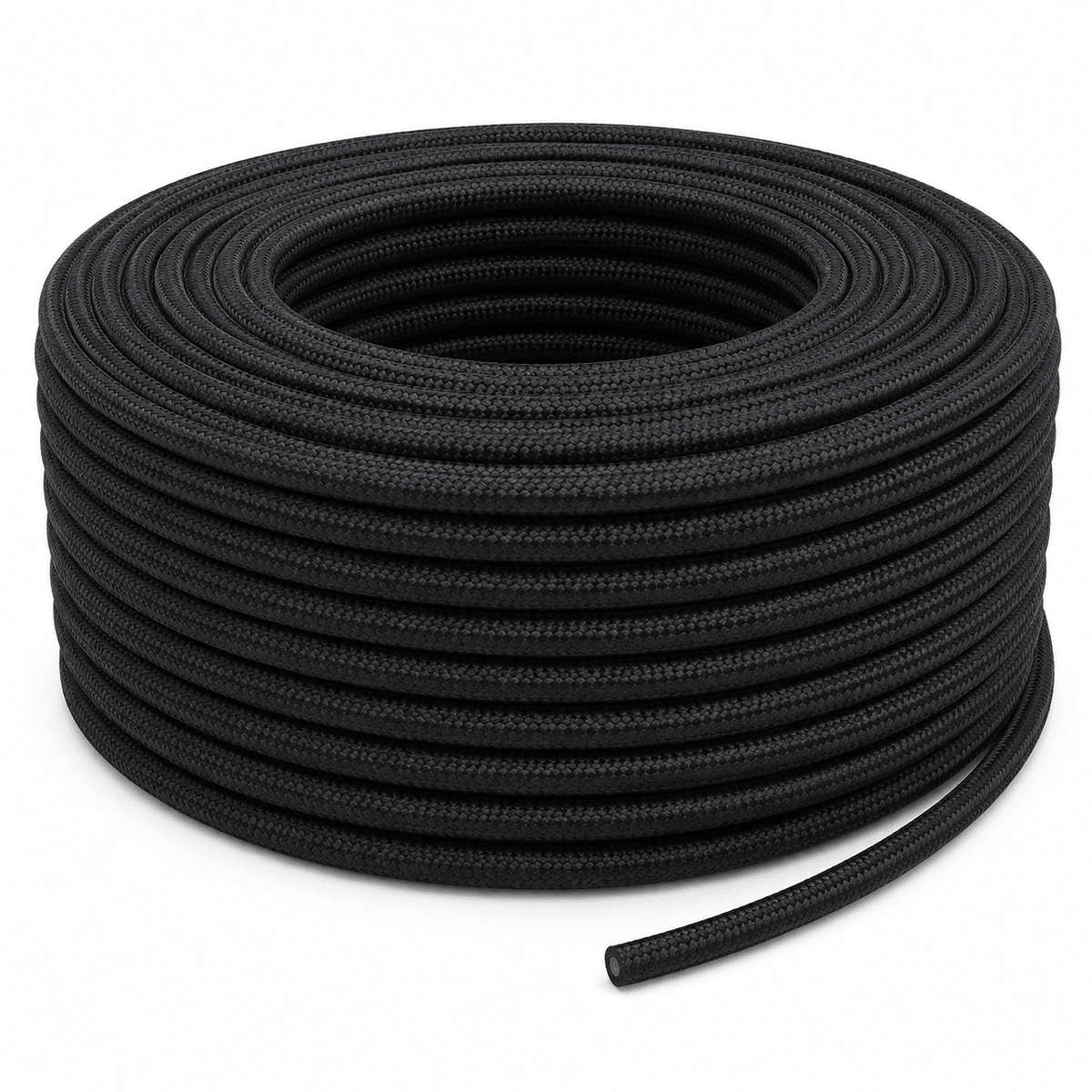 2 Core Fabric Cable (10m) - Black