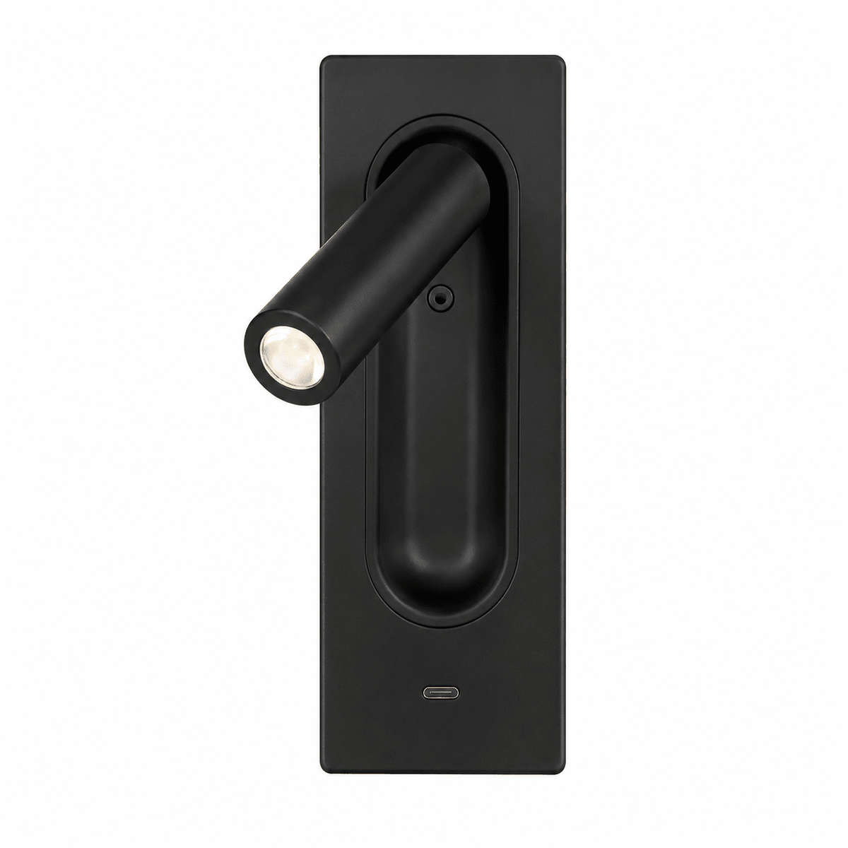 Atlantis USB Recessed LED Reading Light  Black 3000K