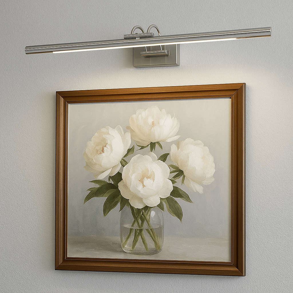 Z-102-12/ST Satin LED Picture Light Warm White