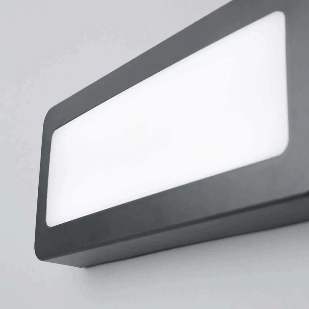 Square Black LED Outdoor Wall Light IP65