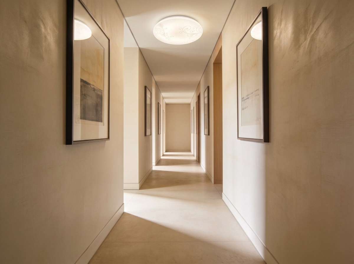 Large 24W Patterned LED Ceiling Light