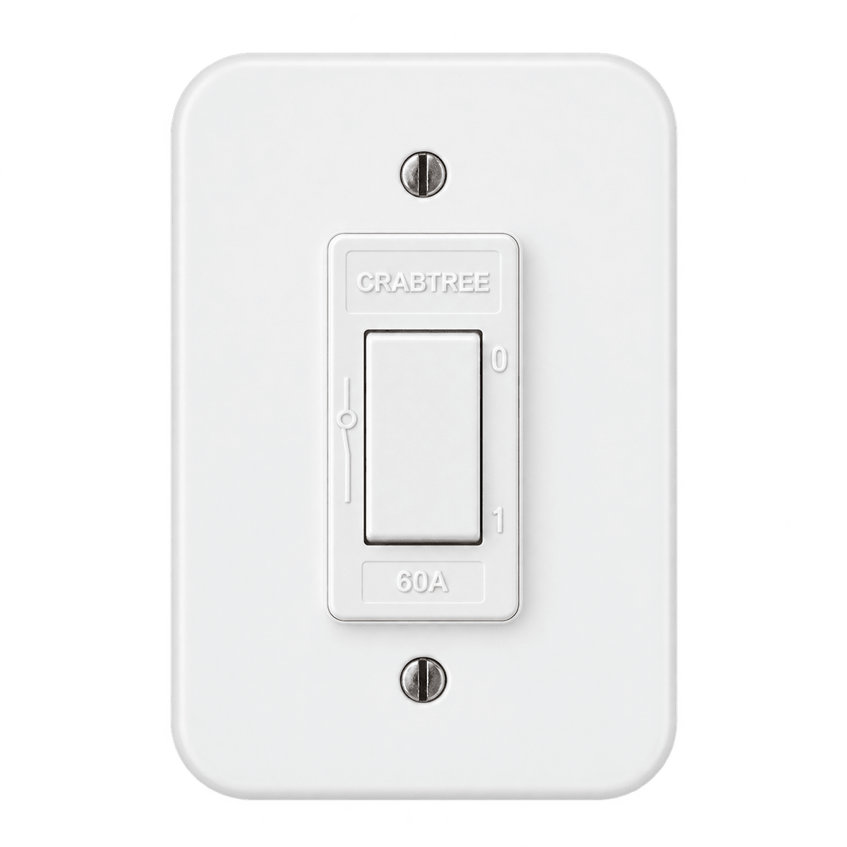 Crabtree Classic 2 Pole Industrial Isolator  30A White